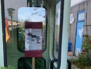 Schild Naturzentrum Norddorf