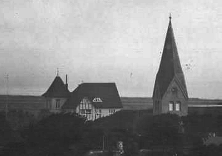 Unbekannte Quelle aus den 1910er (?) Jahren, vom S&uuml;den (M&uuml;hle?) her.