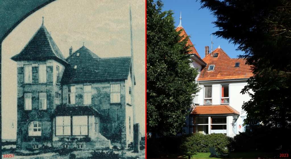 Vergleich einer Aufnahme von ca. 1925 mit 2023
